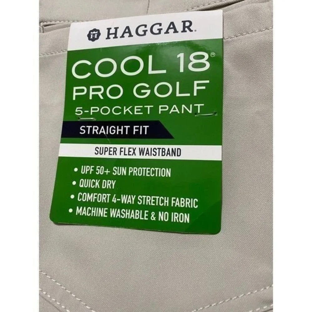 Men's HAGGAR COOL 18‎ PRO Pants Size 38/3